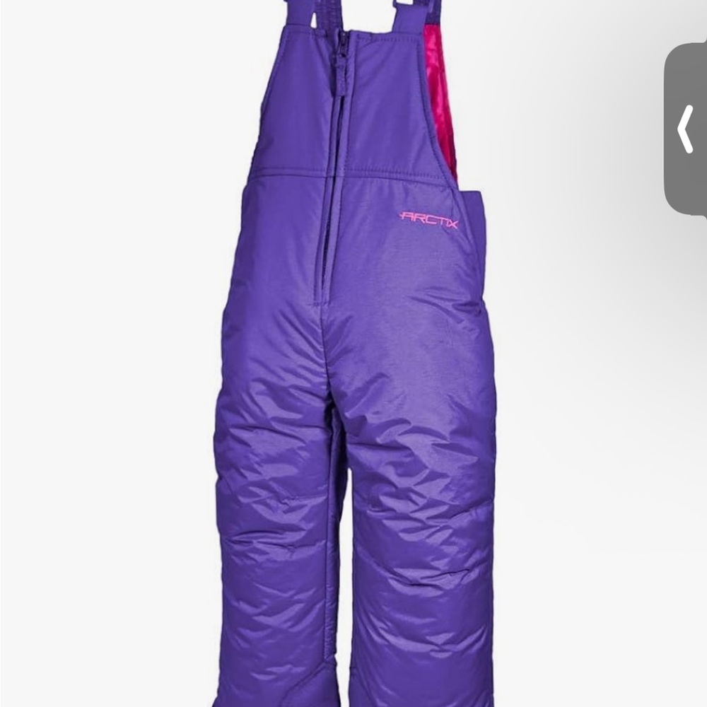 Arctix Purple Insulated Overalls for Winter Sports